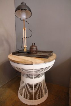 Iron coffee table in Jali design