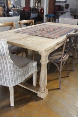 Mango wood dining table
