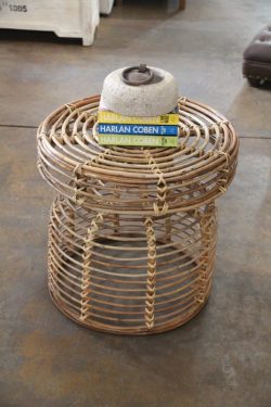 Bamboo side table