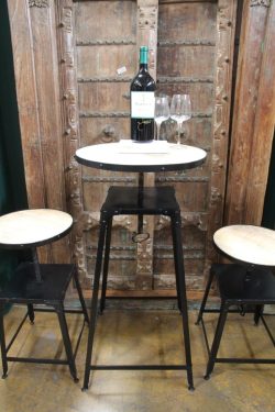 Wood and Iron bar chair