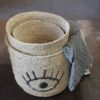 Braided raffia basket large - Image 4