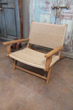 Teak armchair