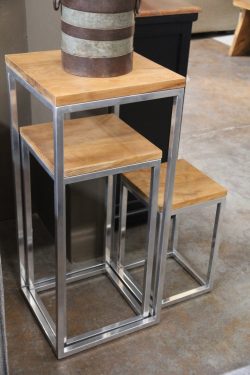 Silver start stacking set of 3