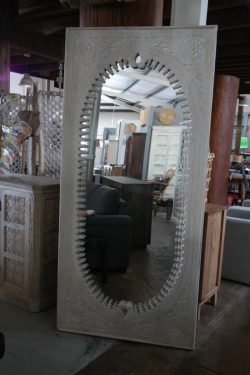 Wooden carved mirror