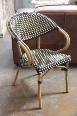 Aluminum rattan chair