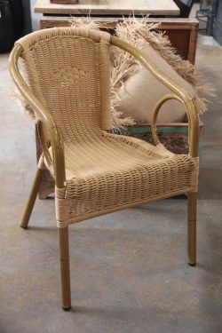 Aluminium rattan chair