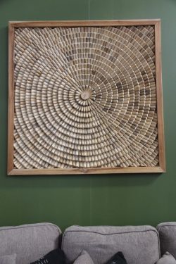 Teak wall deco medium