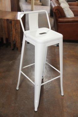 Bar chair with high back