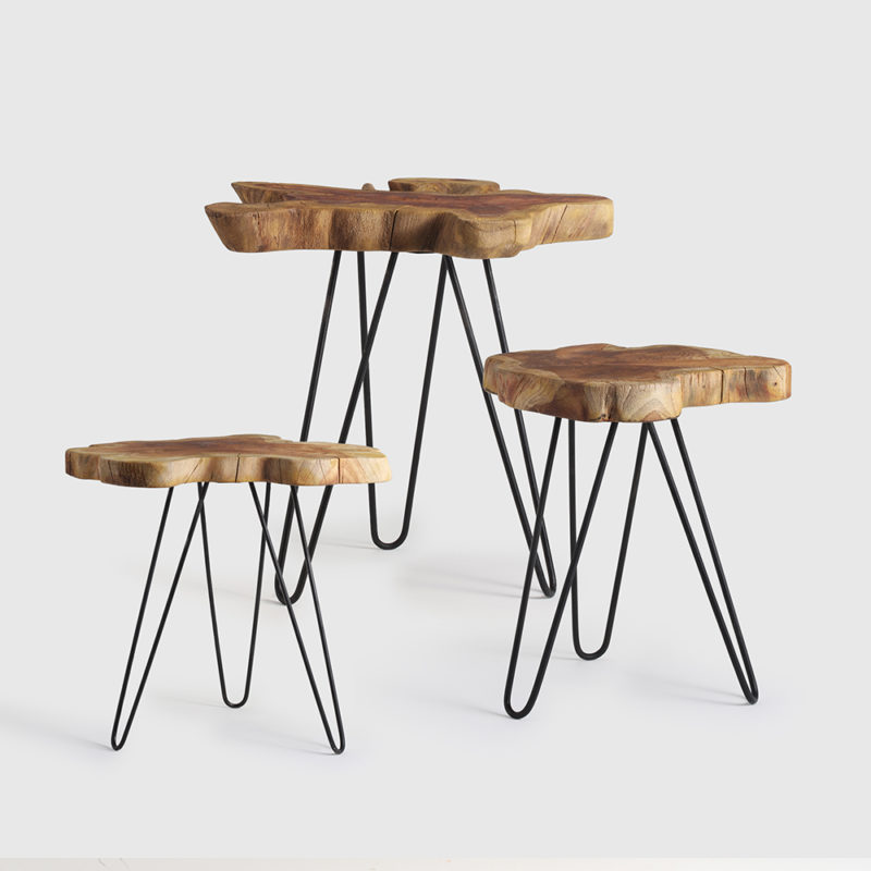 Nori set of 3 side table
