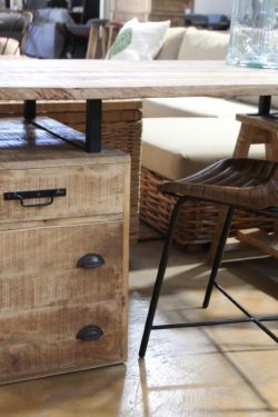 Wooden writing desk