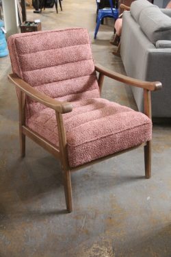 Petal path armchair dusty rose