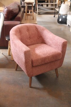 Felix faux chair dusty rose brown