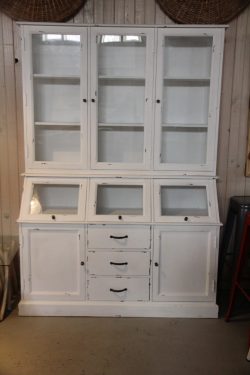 Wooden glass cabinet