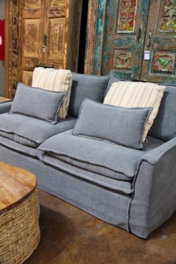 2-Seater slipcover sofa