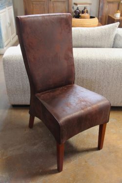 Dining chair fabric brown