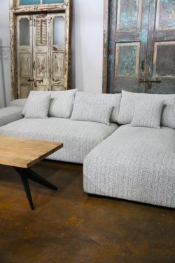 Voluzzi L-shape white and grey
