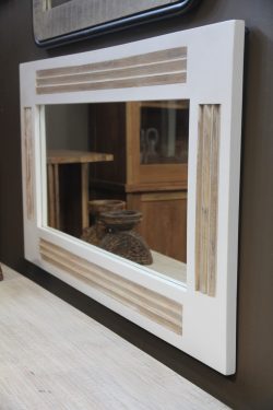 Wooden mirror