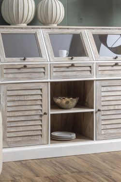 Wooden display sideboard