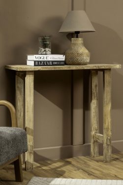 Wooden console table