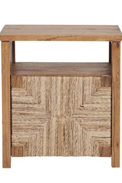 Bedside table banana mindi wood