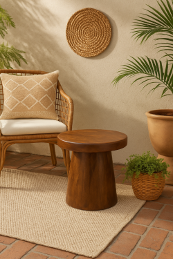 Wooden side table