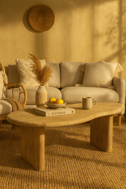 Wooden coffee table