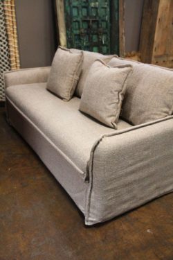 Slipcover sleeper sofa
