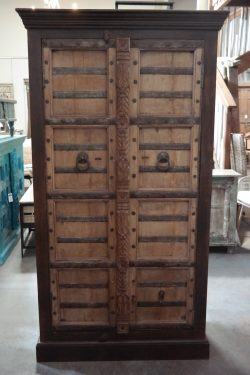 Wooden door almirah