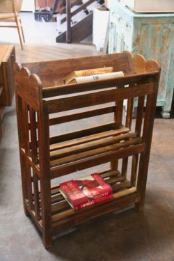Wooden book rack