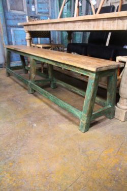 Wooden bench