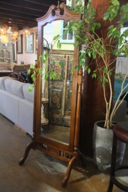 Wooden mirror fame