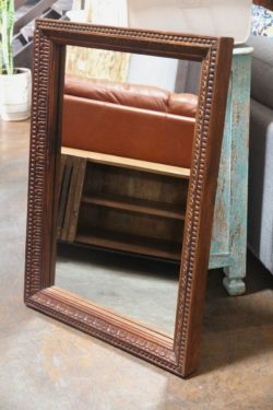 Wooden mirror