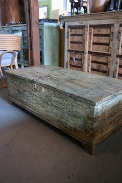 Wooden coffee table