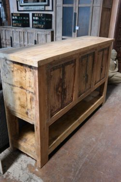 Wooden window console table