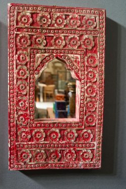 Wooden mirror frame