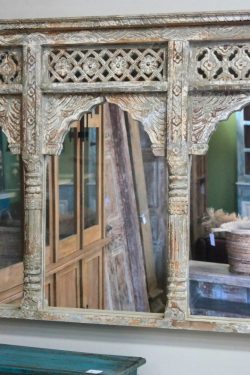 Wooden 3 arch mirror frame