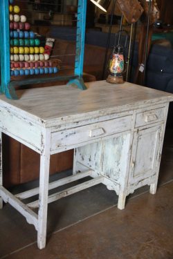 Wooden writing table