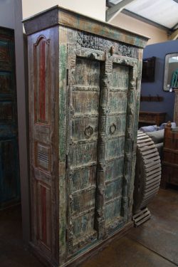 Wooden door almirah