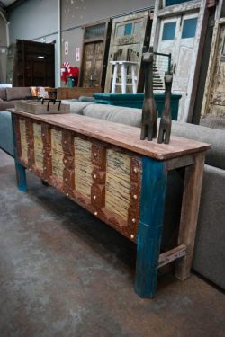 Wooden console table