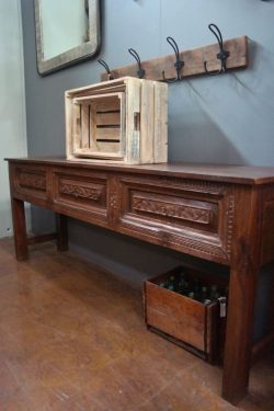 Wooden console table