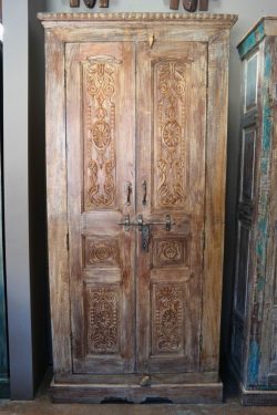 Wooden door almirah