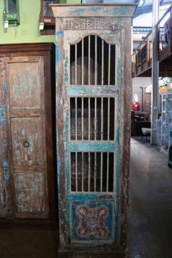 Wooden iron bar almirah