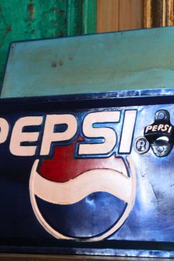 Iron Pepsi horizontal half box