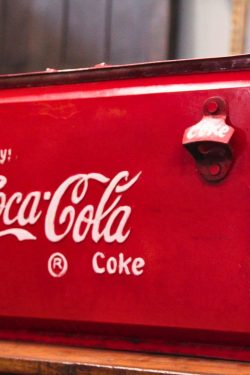 Iron Coca-Cola horizontal half box