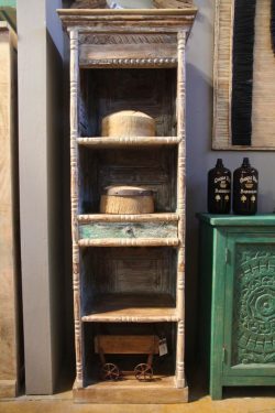 Wooden bookshelf