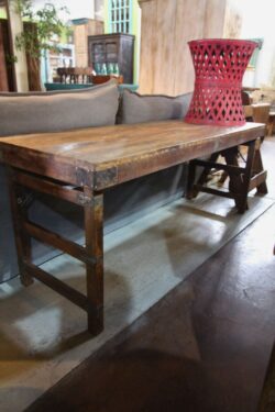 Wooden folding table