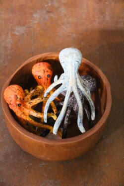 Cast iron octopus large