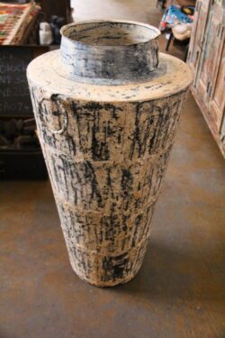 Iron whitewash big pot