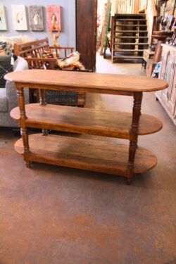 Wooden rack/console