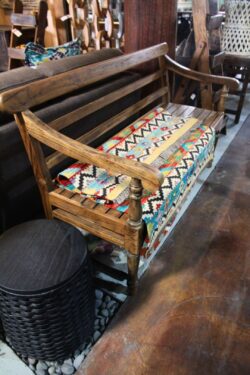 Wooden bench